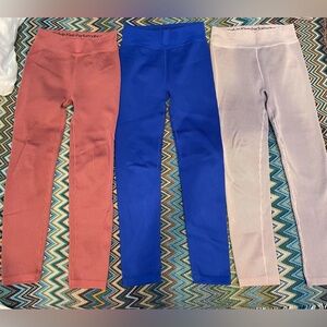 (3) Calvin Klein performance ribbed leggings